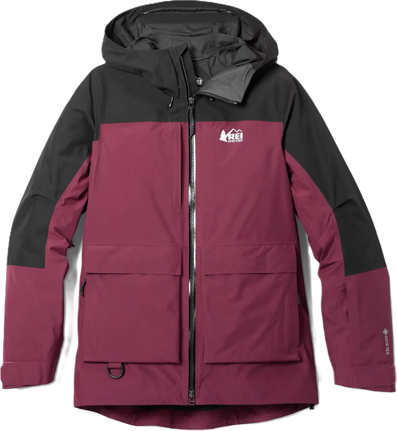 REI Co-op Women's First Chair GTX Ski Jacket, in Black